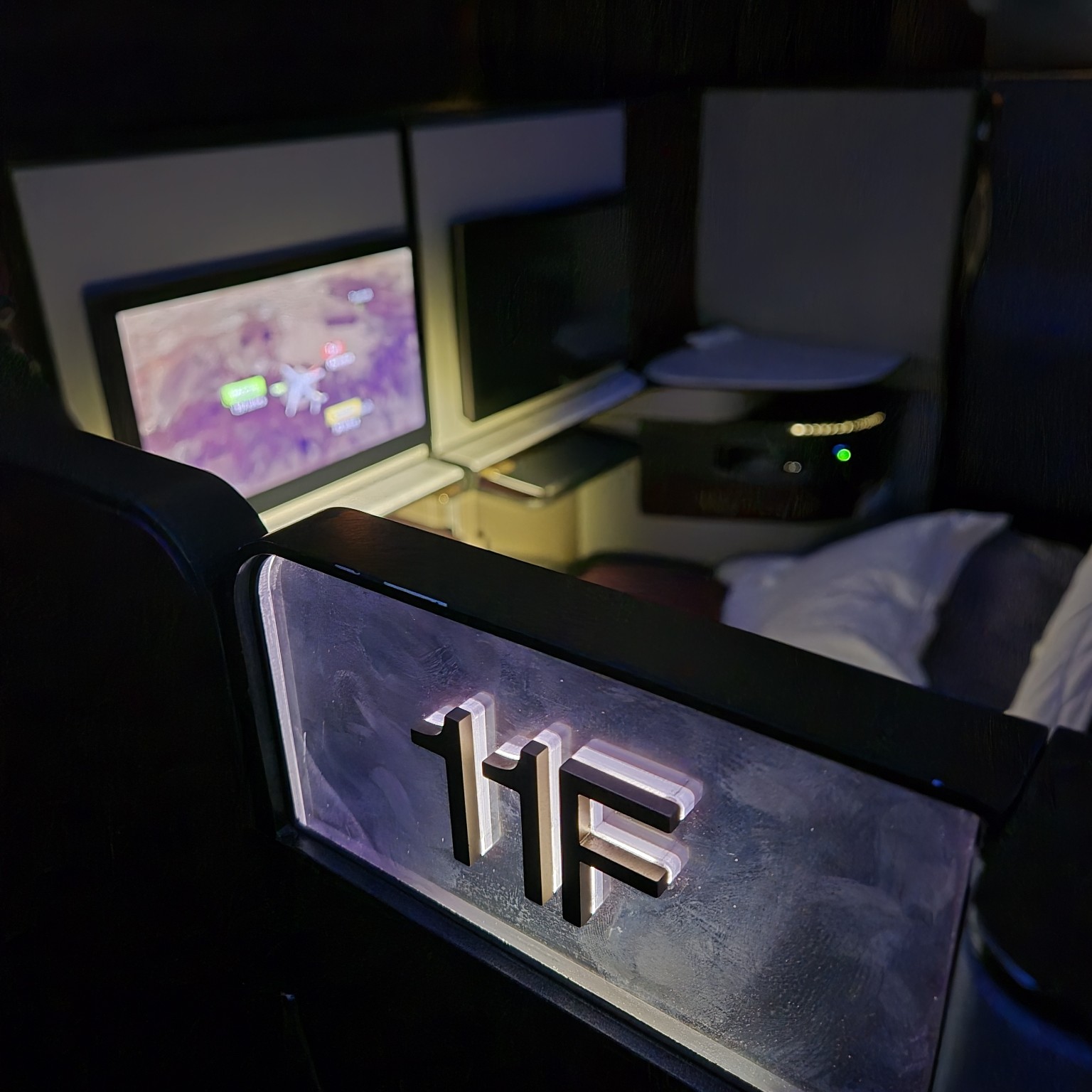 Cabine premium durante o dia
