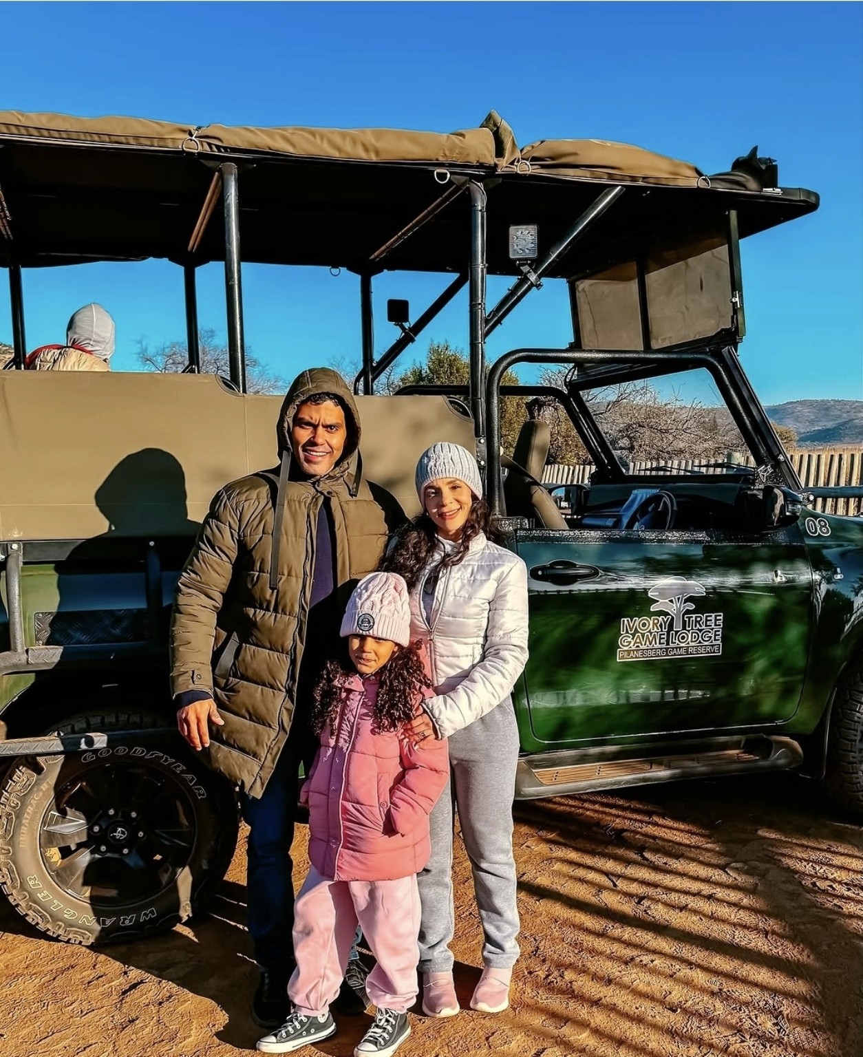 Viagem em família para safári